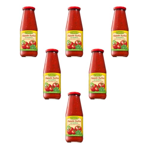 Rapunzel - Passata Rustica mit Basilikum - 0,68 kg - 6er Pack von Rapunzel Naturkost
