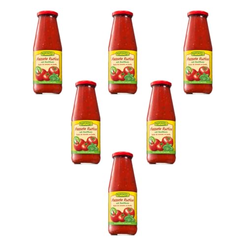 Rapunzel - Passata Rustica mit Basilikum - 0,68 kg - 6er Pack von Rapunzel Naturkost