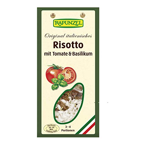 Rapunzel - Risotto mit Tomaten und Basilikum - 0,25 kg - 8er Pack von Rapunzel Naturkost