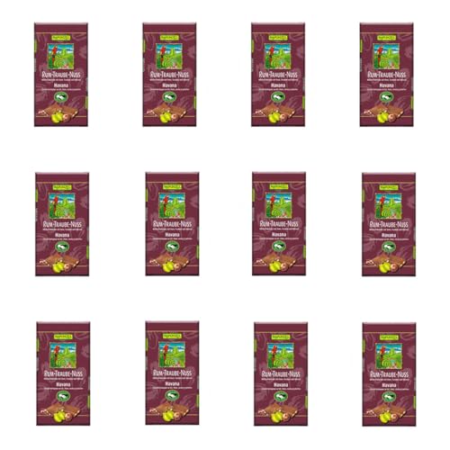 Rapunzel - Rum-Trauben-Nuss-Vollmilch Schokolade HIH - 100 g - 12er Pack von Rapunzel Naturkost