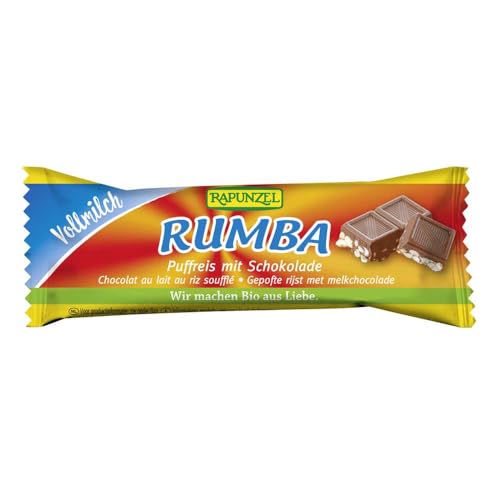 Rapunzel - Rumba Puffreisriegel Vollmilch - 21 g - 30er Pack von Rapunzel Naturkost