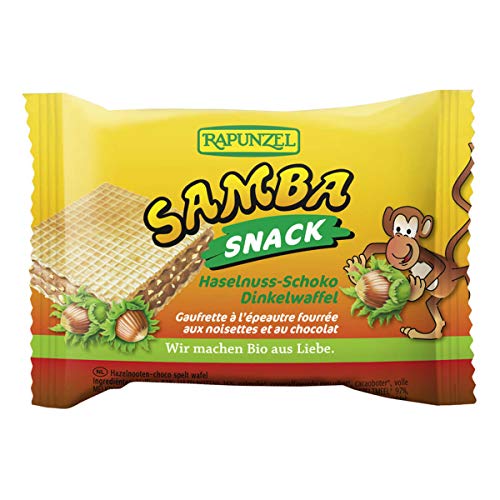 Rapunzel - Samba Snack Haselnuss-Schoko Schnitte - 25 g - 24er Pack von Rapunzel Naturkost