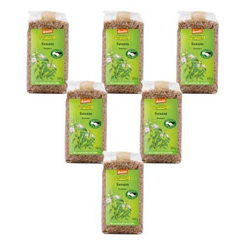 Rapunzel - Sesam ungeschält HIH demeter - 0,5 kg - 6er Pack von Rapunzel Naturkost