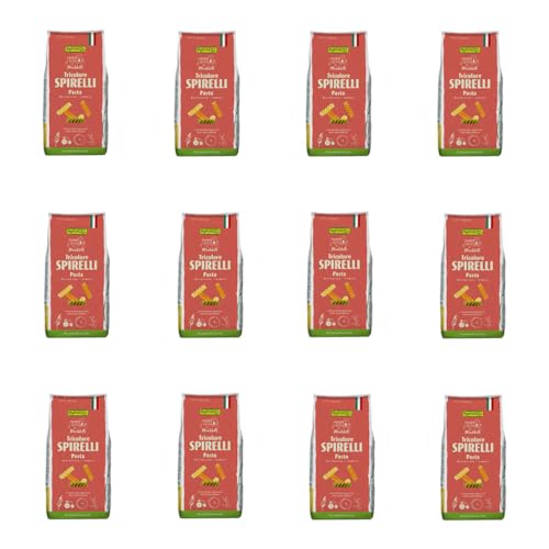 Rapunzel - Spirelli Tricolore Semola bunt - 0,5 kg - 12er Pack von Rapunzel Naturkost