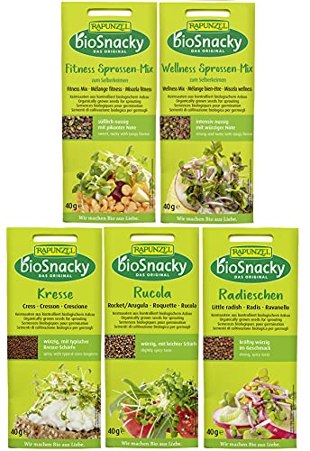 Rapunzel Sprossen Mix | Bio-Keimsprossen zum Selberkeimen | 5 Sorten, 200g Rapunzel Sprossen Mix | Bio-Keimsprossen zum Selberkeimen | 5 Sorten, 200g von Rapunzel