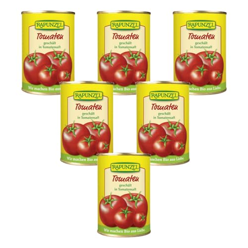 Rapunzel - Tomaten geschält in der Dose - 0,4 kg - 6er Pack Rapunzel - Tomaten geschält in der Dose - 0,4 kg - 6er Pack von Rapunzel Naturkost