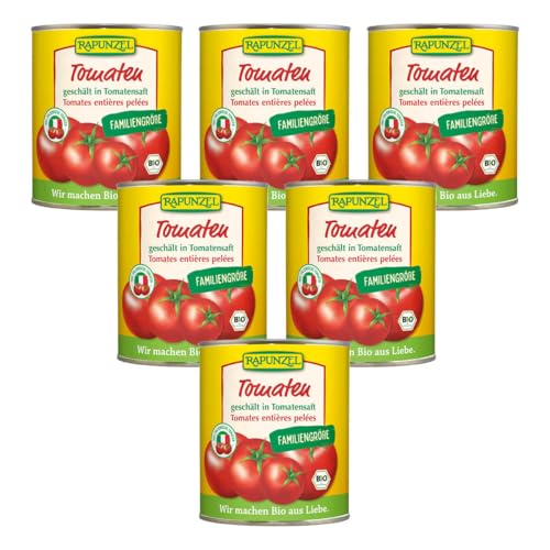 Rapunzel - Tomaten geschält in der Dose - 0,8 kg - 6er Pack Rapunzel - Tomaten geschält in der Dose - 0,8 kg - 6er Pack von Rapunzel Naturkost