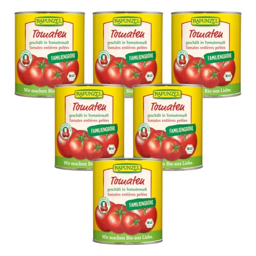 Rapunzel - Tomaten geschält in der Dose - 0,8 kg - 6er Pack von Rapunzel Naturkost