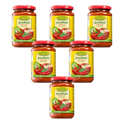 Rapunzel - Tomatensauce Arrabbiata - 0,335 l - 6er Pack Rapunzel - Tomatensauce Arrabbiata - 0,335 l - 6er Pack von Rapunzel Naturkost