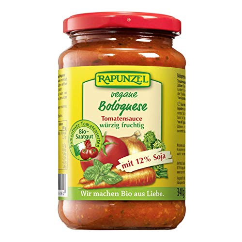 Rapunzel - Tomatensauce Bolognese vegan mit Soja - 0,33 l - 6er Pack von Rapunzel Naturkost