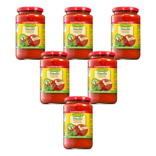 Rapunzel - Tomatensauce Familia - 0,525 l - 6er Pack Rapunzel - Tomatensauce Familia - 0,525 l - 6er Pack von Rapunzel Naturkost