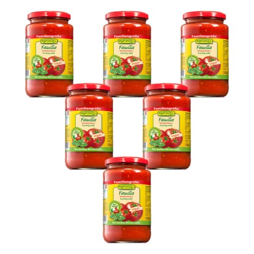 Rapunzel - Tomatensauce Familia - 0,525 l - 6er Pack von Rapunzel Naturkost