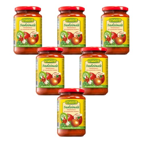 Rapunzel - Tomatensauce Tradizionale - 0,335 l - 6er Pack Rapunzel - Tomatensauce Tradizionale - 0,335 l - 6er Pack von Rapunzel Naturkost