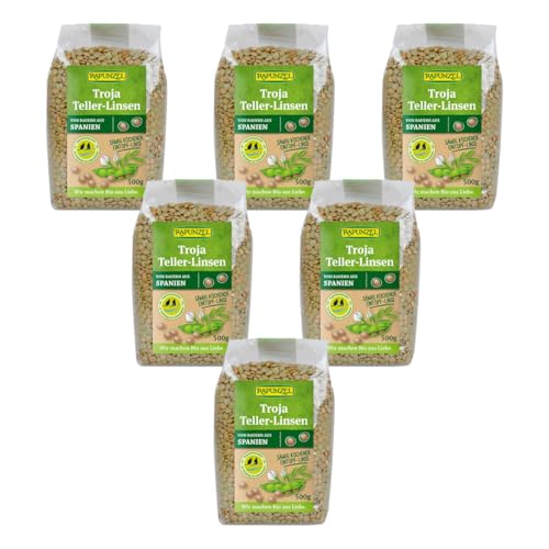 Rapunzel - Troja Teller-Linsen grün bis braun - 0,5 kg - 6er Pack Rapunzel - Troja Teller-Linsen grün bis braun - 0,5 kg - 6er Pack von Rapunzel Naturkost