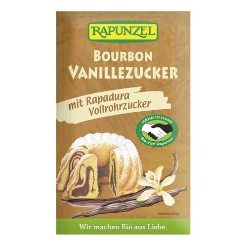 Rapunzel - Vanillezucker Bourbon mit Rapadura HIH - 8 g - 30er Pack von Rapunzel Naturkost