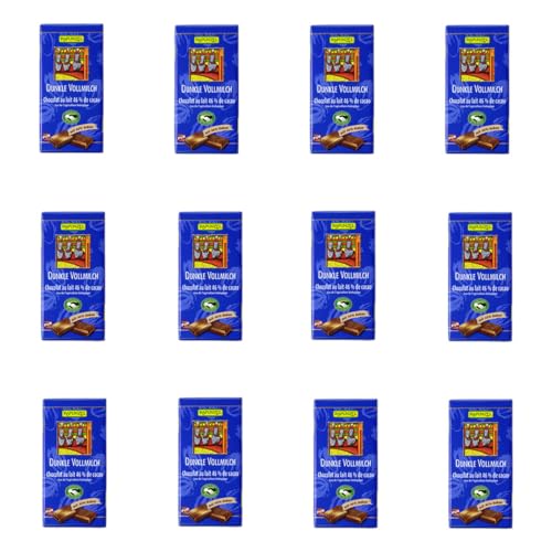 Rapunzel - Vollmilch Schokolade Dunkel 46% HIH - 100 g - 12er Pack Rapunzel - Vollmilch Schokolade Dunkel 46% HIH - 100 g - 12er Pack von Rapunzel Naturkost