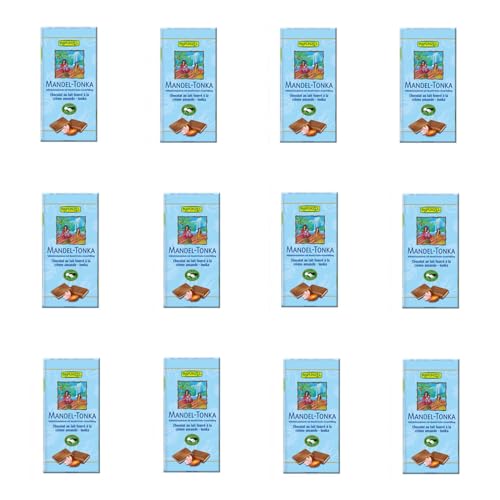 Rapunzel - Vollmilch Schokolade Mandel-Tonka HIH - 100 g - 12er Pack Rapunzel - Vollmilch Schokolade Mandel-Tonka HIH - 100 g - 12er Pack von Rapunzel Naturkost
