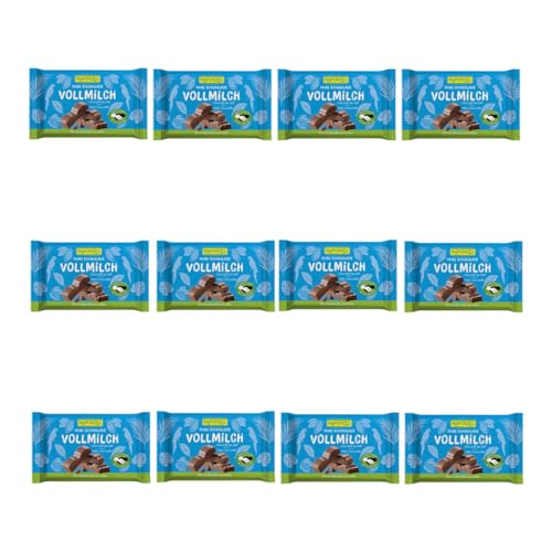 Rapunzel Vollmilchschokolade, 12er Pack (12 x 100g) - Bio von Rapunzel Naturkost