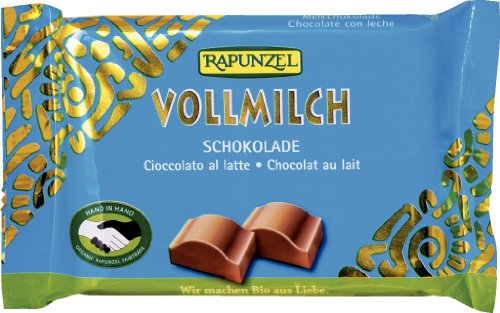 Rapunzel Bio Vollmilch Schokolade HIH (6 x 100 gr) von Rapunzel Naturkost