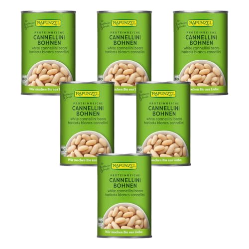 Rapunzel - Weiße Cannellini Bohnen in der Dose - 0,4 kg - 6er Pack Rapunzel - Weiße Cannellini Bohnen in der Dose - 0,4 kg - 6er Pack von Jlwiy