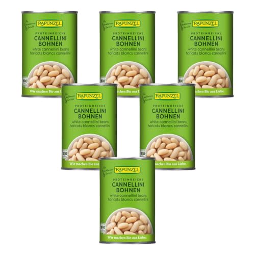 Rapunzel - Weiße Cannellini Bohnen in der Dose - 0,4 kg - 6er Pack von Rapunzel Naturkost