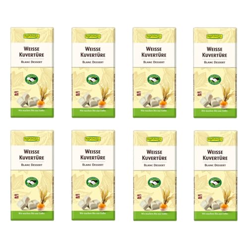 Rapunzel - Weiße Kuvertüre HIH - 200 g - 8er Pack Rapunzel - Weiße Kuvertüre HIH - 200 g - 8er Pack von Rapunzel Naturkost