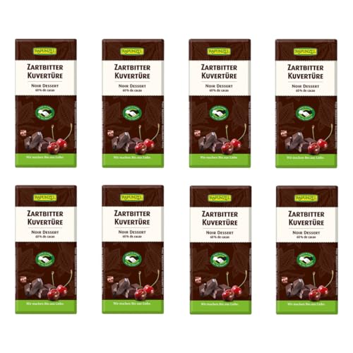 Rapunzel - Zartbitter Kuvertüre HIH - 200 g - 8er Pack Rapunzel - Zartbitter Kuvertüre HIH - 200 g - 8er Pack von Rapunzel Naturkost