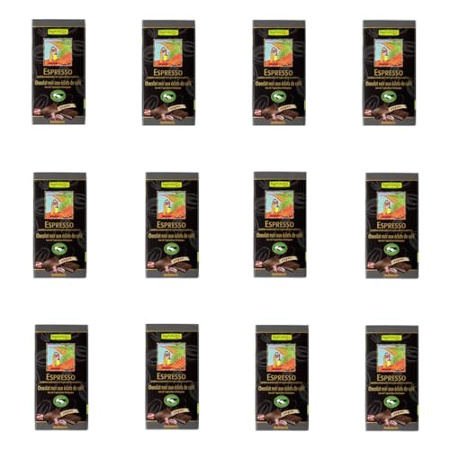 Rapunzel - Zartbitter Schokolade mit Espresso-Splittern 51% HIH - 80 g - 12er Pack Rapunzel - Zartbitter Schokolade mit Espresso-Splittern 51% HIH - 80 g - 12er Pack von The Great Canadian Tea