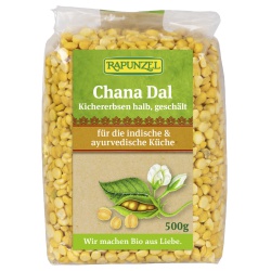 Chana-Dal (Kichererbsen, halb, geschält) von RAPUNZEL