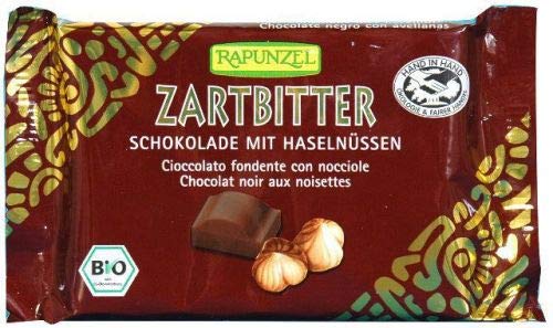 Dunkle Schokolade mit ganzen Haselnüssen, 100 g BIO von Rapunzel