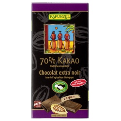 Edelbitterschokolade mit 70% Kakao von RAPUNZEL