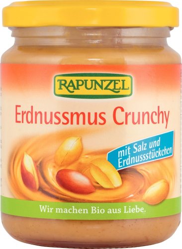 Erdnussmus Crunchy mit Salz von Rapunzel