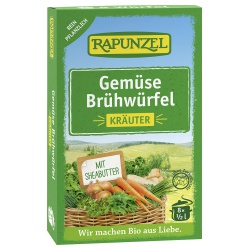 Gemüse-Brühwürfel mit Kräutern Gemüse-Brühwürfel mit Kräutern von RAPUNZEL