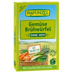 Gemüse-Brühwürfel ohne Hefe Gemüse-Brühwürfel ohne Hefe von RAPUNZEL
