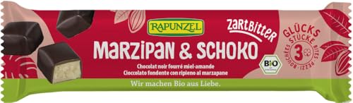 Glücksstücke Marzipan & Schoko Zartbitter 12 x 50 gr Glücksstücke Marzipan & Schoko Zartbitter 12 x 50 gr von Rapunzel