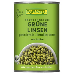 Grüne Linsen in der Dose von RAPUNZEL