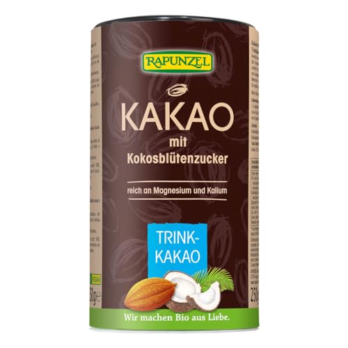 Kakao mit Kokosblütenzucker von Rapunzel