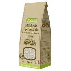 Milchreis-Rundkorn-Spitzenreis, weiß Milchreis-Rundkorn-Spitzenreis, weiß von RAPUNZEL