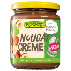 Nougat-Creme mit Kakaobutter, vegan von RAPUNZEL