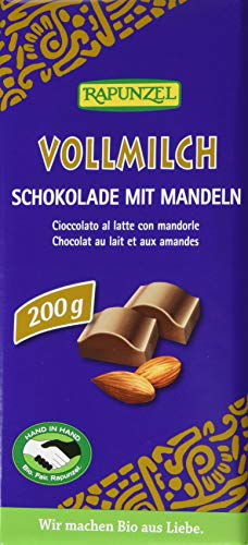 RAPUNZEL Vollmilch Schokolade mit ganzen Mandeln HIH - 200g (1 x 200 g) - Bio von Rapunzel