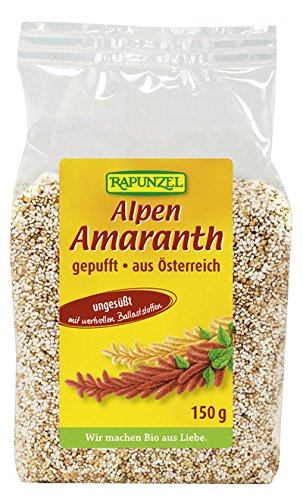 Alpen Amaranth, gepufft - 4er Pack (4 x 150g) - Bio von Rapunzel