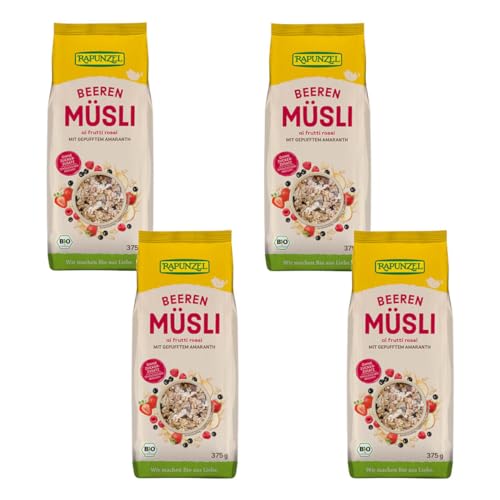 Rapunzel - Amaranth Müsli Beeren, 4er Pack (4 x 375g) - BIO von Rapunzel