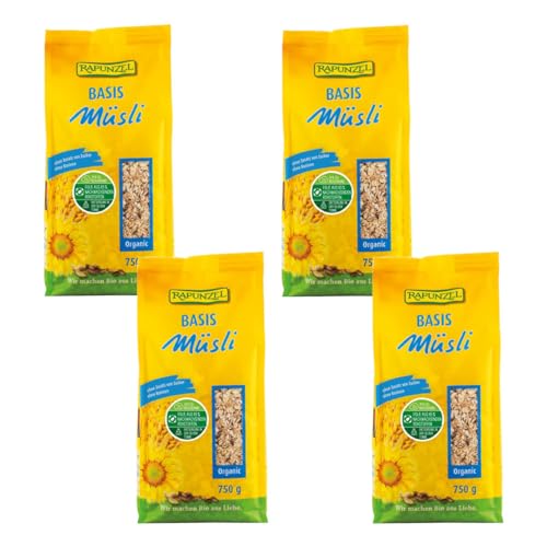 Rapunzel Basis Müsli, 4er Pack (4x 750 g) - Bio von Rapunzel