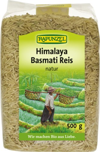 Rapunzel Bio Himalaya Basmati Reis natur / Vollkorn (2 x 500 gr) von Rapunzel