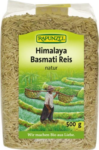 Himalaya Basmati Reis natur / Vollkorn 2 x 500 gr von Rapunzel