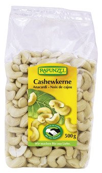 Rapunzel Bio Cashewkerne, ganz, 1er Pack (1 x 500g) - BIO von Rapunzel