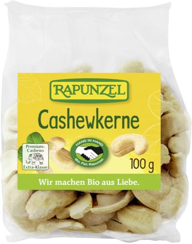 Rapunzel Bio Cashewkerne ganz HIH (6 x 100 gr) von Rapunzel