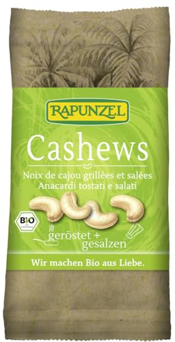 Cashewkerne geröstet, gesalzen 6 x 50 gr von Rapunzel