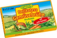 Rapunzel Bio Delikatess Gemüse-Brühwürfel (mit 14% Gemüse), 1er Pack (8 Würfel à 11g = 88g) - BIO von Rapunzel