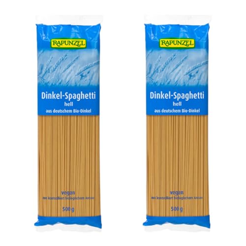 Rapunzel Bio Dinkel-Spaghetti hell aus Deutschland (2 x 500 gr) von Rapunzel